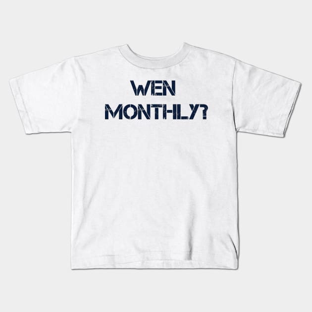 The Unofficial Wen Monthly Kids T-Shirt by Sanman1111